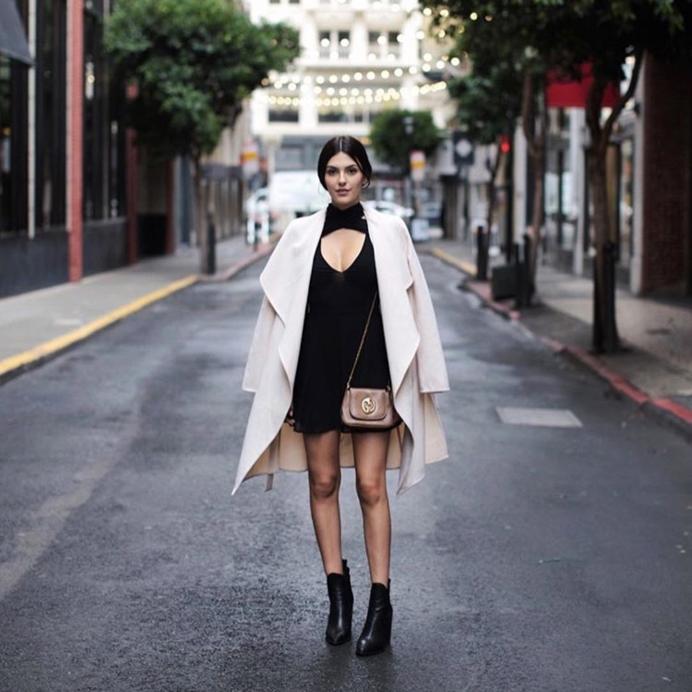 🆕 Privacy Please Black Long Sleeve Mini Dress XS
